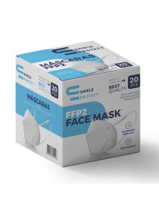 Máscaras FFP2 NR  Branca  20 un  Shield Protect
